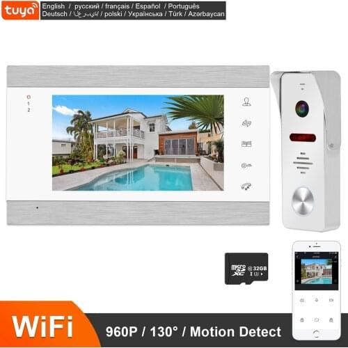 960P Video Doorbell Camera Intercom Wireless Smart IP Video Door Phone Wifi Home Security Camera Phone Sensor Intercom System