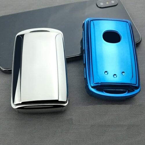 3 4 Buttons Luxury New Soft TPU Car Smart Key Case Full Cover For Mazda 3 Alexa CX4 CX5 CX8 2019 2020 Auto Key Shell Accessories