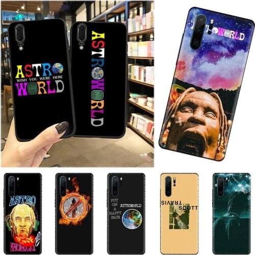Travis Scott Phone Cases Astroworld Sicko Phone Case For Huawei honor Mate mate P 10 9X 10i 20 30 40 y7 pro p smart 2019 lite