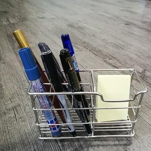 304 Stainless steel storage basket home organization and storage toothbrush holder