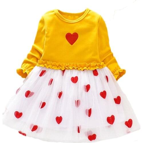 Baby Dresses For Girls Christmas New Year Costumes Long Sleeved Knit princess dress Lotus Leaf Love Doll Dress Child Clothing