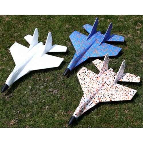 DIY Hand Throw Flying Glider Fighter Planes Foam Aeroplane Model Party Bag Fillers Flying Glider Plane For Children Kids Toys