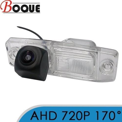 BOQUE 170 Degree 1280x720P HD AHD Car Vehicle Rear View Reverse Camera for Hyundai Genesis Sedan Sonata YF i45 Avante