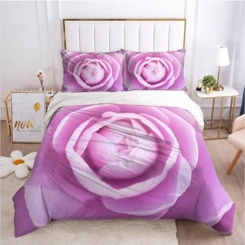 3D Bed Linen Set Flower Designer Duvet Cover Set Bedding Sets Quilt Covers and Pillow cases Full Twin Single Size Home Textile