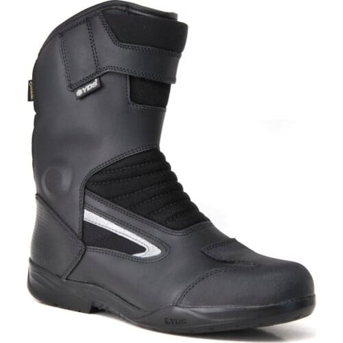 YDS Carrier GTX Motorcycle Max Leather Mens Biker Boots Waterproof