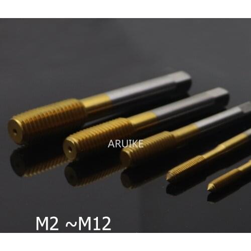 M2-M12 Extrusion Taps Fluteless Forming Machine Plug Taps Metric Thread Tap Drill Metal Threading Tools