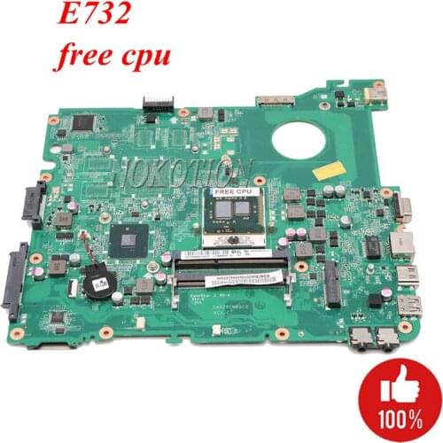 NOKOTION MBNCA06001 laptop Motherboard for ACER eMachines E732 Mainboard DA0ZRCMB6C0 HM55 DDR3 free cpu