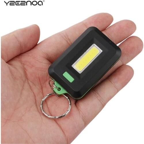 Mini Lamp Key Chain Ring Keychain Key Finder Find Lost Keyrings Random Color Lamp Torch Keyring LED Flashlight Light