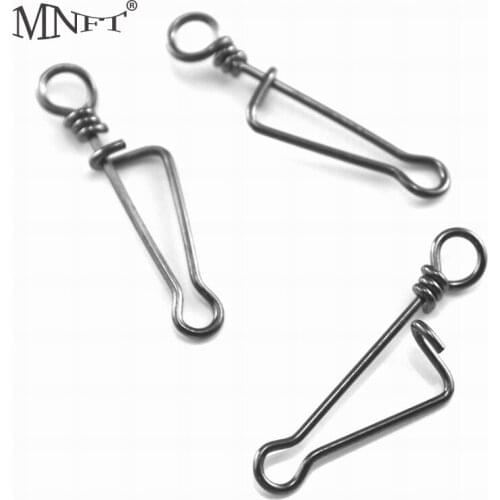 MNFT 1 Bag 100/500pcs Italian Fishing Snaps Quick Easy Connector Terminal Tackle Rig