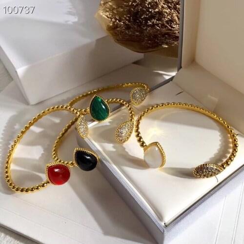 Fashion simple hot ladies Luxury fashion party bracelet Top quality versatile hypoallergenic durable color bracelet jewelry