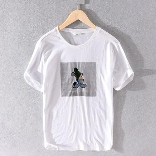 Suehaiwes style short sleeve round neck t shirt men brand white t-shirt for men casual fashion t shirts male tops chemise