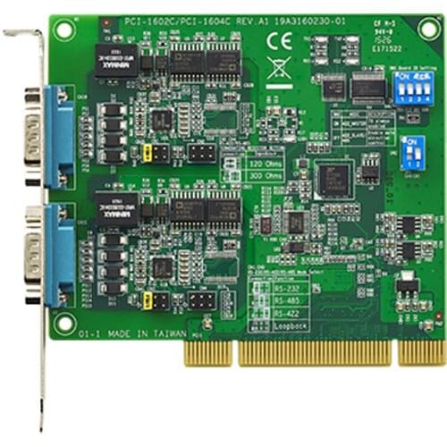 New Original Spot Photo For PCI-1602B 2 RS-232/485 With Isolated PCI Communication Card