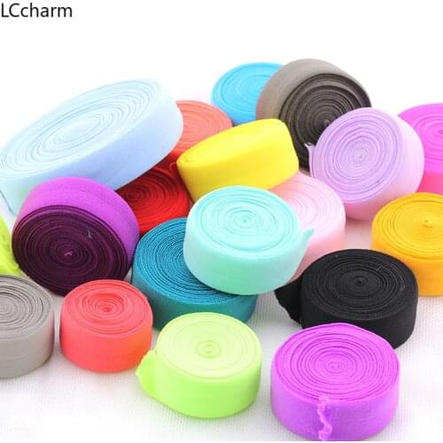 Wholesale Nylon Elastic Stretch Cord Flat Bias Binding Tape Cord DIY clothing Sewing Braided Rope 2cm