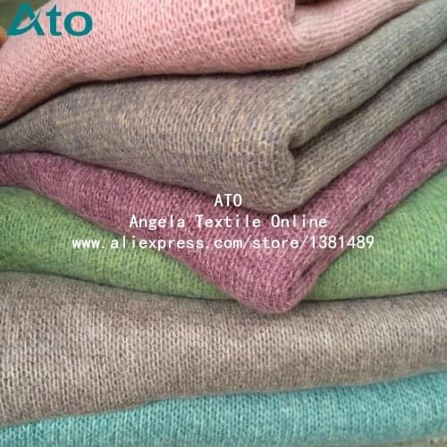 Wholesale sweater knit fabrics , thicker fleece wool Fabric, stretch soft fabrics , width 160 cm
