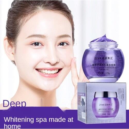 Perilla bamboo charcoal pore face mild cleaning gel to remove blackhead Moisturizing Cleanser face foundation makeup foundation