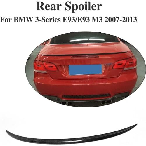 Carbon Fiber Rear Trunk Boot Lip Spoiler Wing for BMW 3 Series E93 / E93 M3 Convertible 2007-2013 Car Accessories