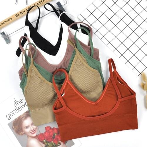 Women Sports Bra Running Yoga Sport Fitness Tops Underwear Girl Jogging Gym Sports Top Women Push Up Cotton Sports Bras