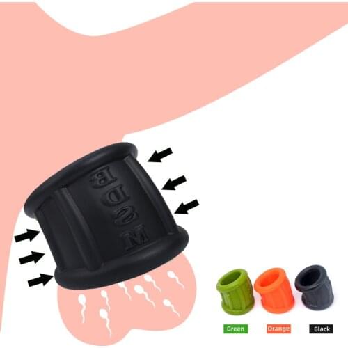 Liquid Silicone Semen Lock Ring Penis Erectile Longer Scrotum Cock Rings for Men Sex Erection Penis Ring Sex Toys Adult Products