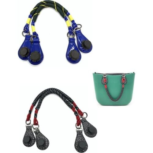 1 Pair Short 52 Cm 80 Cm Black Handle For Obag Tote Women Bag 2021