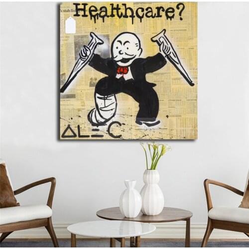 Alec Monopolyingly Healthcare Wallpapers Wall Art Poster And Print Canvas Painting Decorative Picture For Bedroom Home Decor