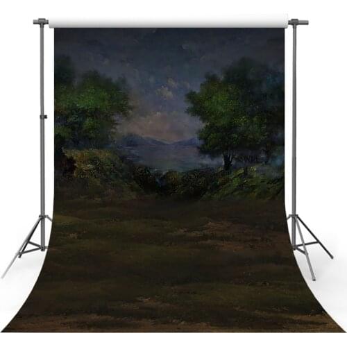 Avezano Backdrop Oil Painting Forest Hillside Sky River Portrait Photography Backgrounds Photo Studio Photophone Photozone Decor