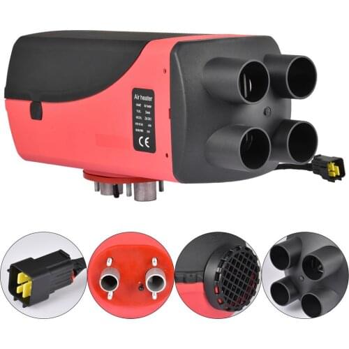 12V/24 8KW Car Diesels Air Parking Heater Car Heater LCD Remote Control Monitor Switch Trucks Bus Trailer 4 hole Heater