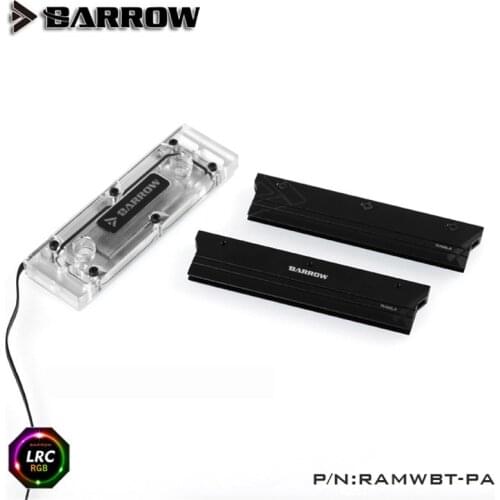 Barrow RAM water block kits 5V ARGB Memory Cover Radiator + 2 Covers RAMLA RAMWBT-PA