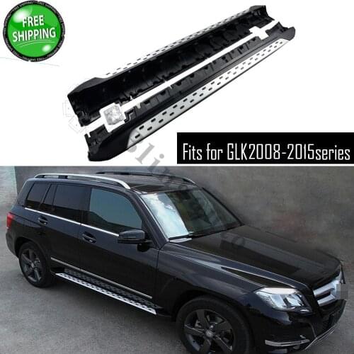 Running board fits for Mer-cedes Be-nz GLK X204 series 2008-2015 Aluminium side Nerf step bar car pedal protector