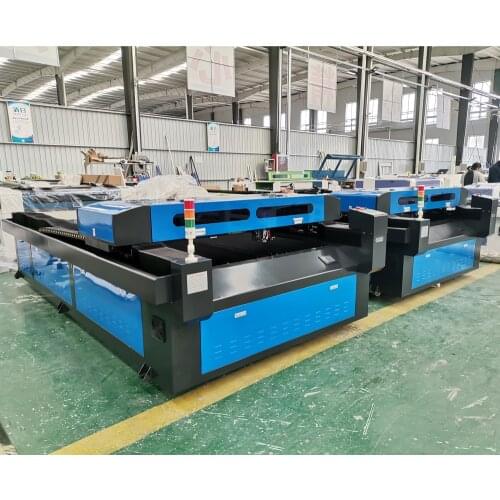 Dual Heads Metal Non metal Laser Engrvaving Cutting Machine Water Chiller Exhuast Fan Steel Metal 220v/110v Laser Cutter