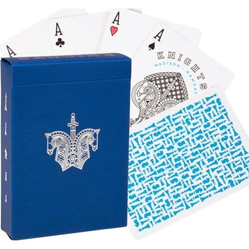 Ellusionist Blue Knights Playing Cards Bicycle Madison Ramsey Deck USPCC Poker Magic Card Games Magic Tricks Props for Magician