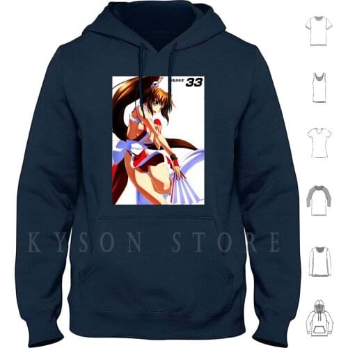 Mai Shiranui #25 Hoodie long sleeve Sexy Hentai Ecchi Echi Erotic Lewd Tits Titties Boob Boobs Oppai Anime