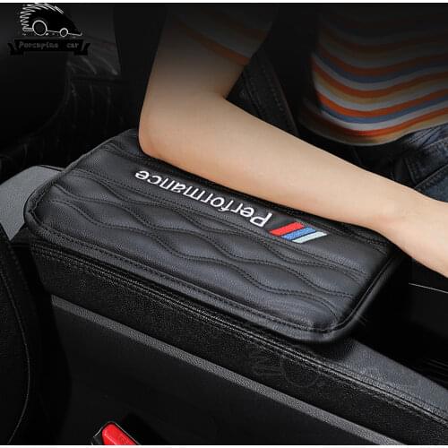 Leather Car Armrest Pad Auto Central Console Seat Box Mat Cushion Pillow Cover for BMW E46 E90 E91 E92 F30 F34 E52 E53 E60 F10 M