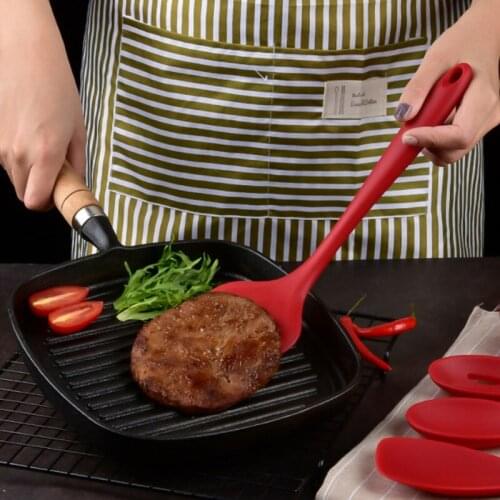 5-Piece Food-Grade Silicone Non-Stick Kitchenware Set Spoon Spatula Colander Kitchen Baking And Cooking DIY Tools Accessories