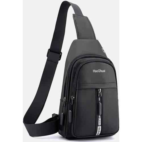 Men Nylon Sling Backpack Rucksack Cross Body Shoulder Bag Travel Casual Male Messenger Chest Pack Bag Daypack Knapsack