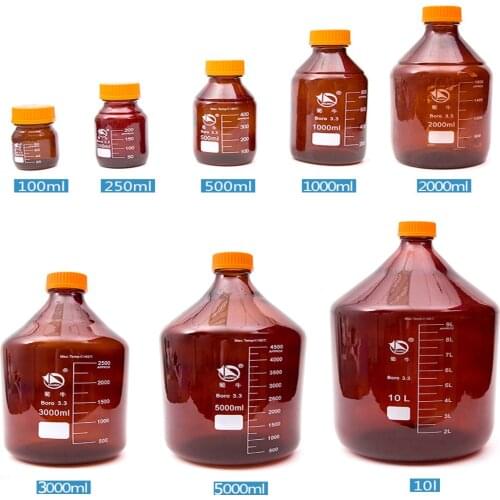 Teaching Experimental Model Of GL45 Nuts For Heat Shock Resistance Of Laboratory Glass Reagent Bottles Laboratory Equipment