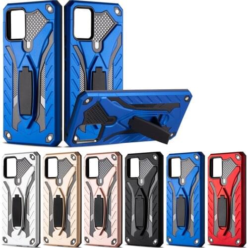 Hybrid Rugged Armor Shockproof Case For VIVO V20 SE V20 Pro V21E 4G Y73 5G Soft TPU Hard PC Kickstand Protective Back Cover