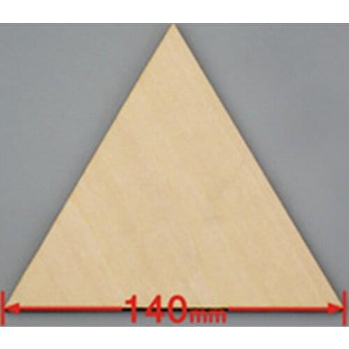 40pcs/lot Blank unfinished wooden 3 Angle crafts supplies laser cut rustic wood wedding rings ornaments 140mm 017811