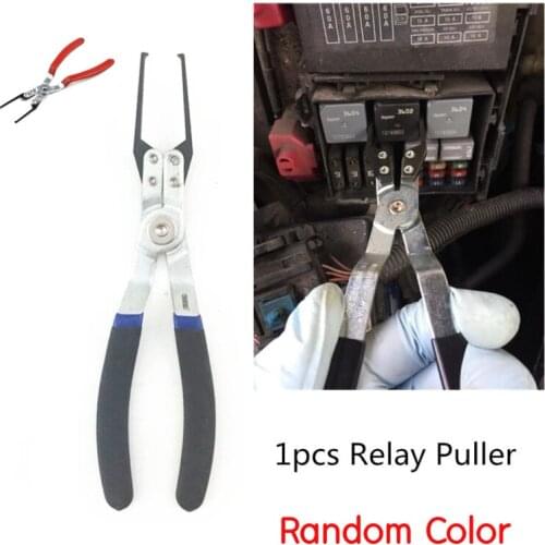 1pc Relay Puller Pliers Tool Electrical Relay Puller Fuse Extractor Car Relay Remover Pliers Mechanic Tool