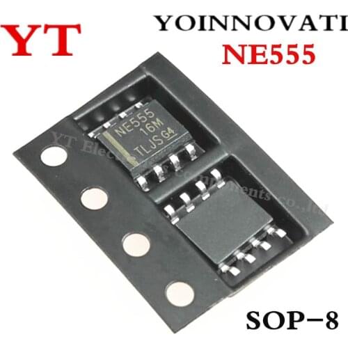 200pcs NE555 NE555D 555 Timers SMD 555 NE SOP-8 Best quality