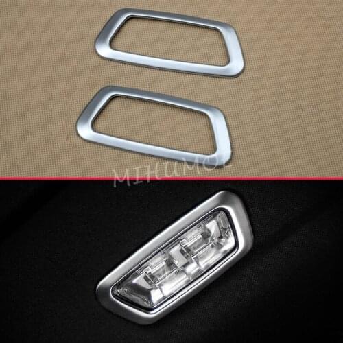 Trunk Light Cover For Mercedes GLC Wagon X253 Pearl Chrome Floodlight Overlay GLC200 GLC260 GLC300 GLC220d