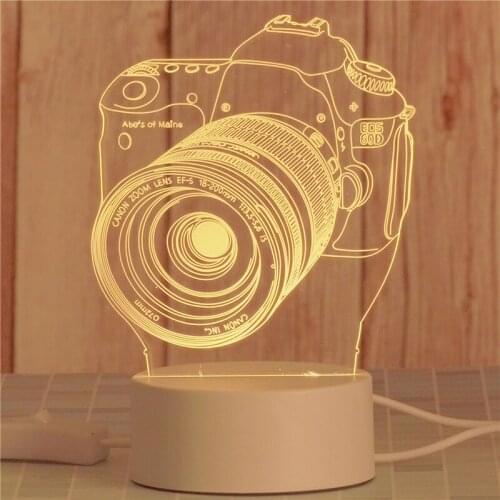 3D LED Lamp Creatieve Nieuwigheid Illusie Nachtlampje 3D Fantoom Tafellamp Voor Huisdecoratie Lamp Nieuwigheid Nachtlampje