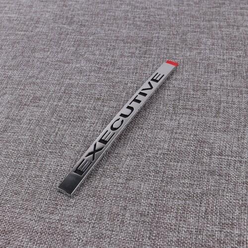 Car Sticker Executive Logo Sticker Decklid Badge Chrome Emblem Lettering For VW Golf Jetta Golf Caddy All models