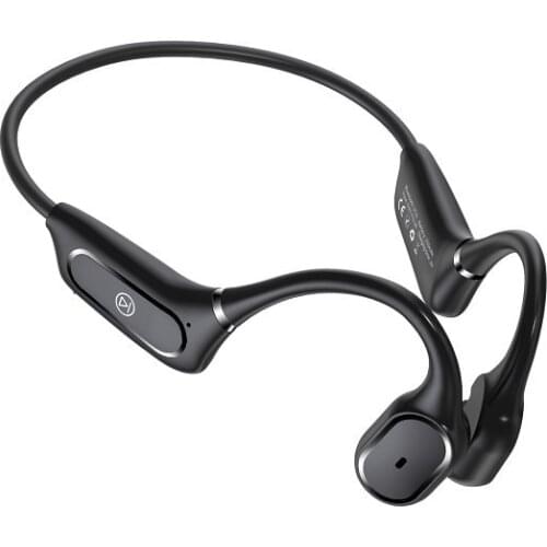 Wireless Bluetooth 5.0 Open Ear Bone Conduction Headset Outdoor Sports Headphones Waterproof No Hearing Damage Comfortable Wear