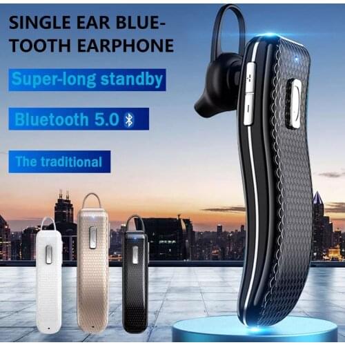 TWS Wireless S Curve Headset Single-ear Bluetooth-compatible 5.0 Earphones Headphone Noise Reduction For iPhone Huawei Xiaomi