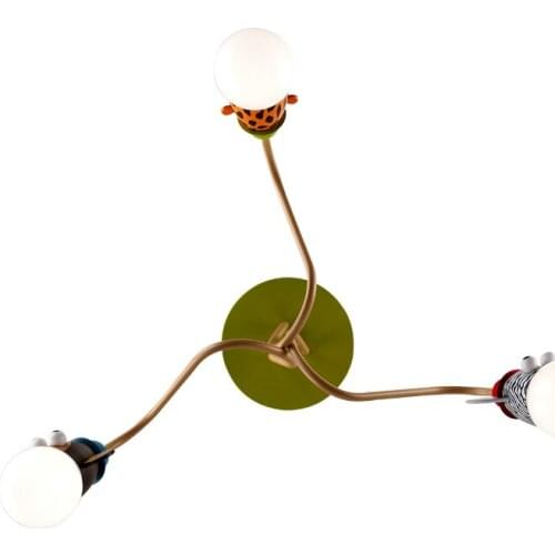 Childrens room lamp cartoon boy bedroom light girl room LED ceiling lamp