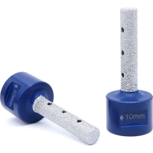 10mm Wood Trimmer Power Tool Accessories Dry Bit M14 Milling Cutter Straight Shank Breazed Aperture Polishing Reaming Drill