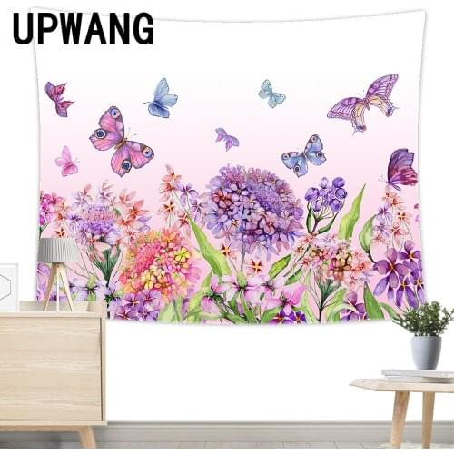 Butterfly Tapestry Wall Hanging Sandy Beach Picnic Rug Camping Tent Sleeping Pad Home Decor Bedspread Sheet Wall Cloth