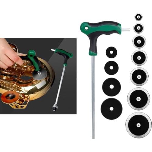 Stainless Steel Clarinet Leveling Rings Pad Repair Tools Woodwind Repair Tool for Saxophone