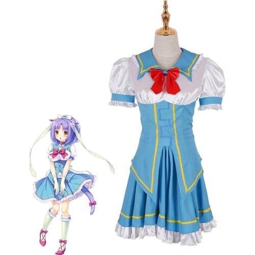 Game NEKOPARA Cinnamon Cosplay Costume Women Cute Outfits Top+Skirt Halloween Carnival Uniforms Fancy Dress Custom Made