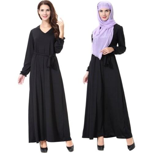 Muslim Dress Abaya Islamic Clothing For Women Malaysia Jilbab Djellaba Robe Musulmane Turkish Baju Kimono Kaftan Tunic CN-062